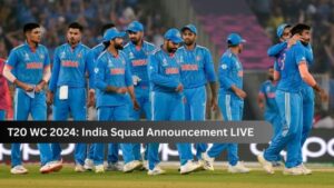 India Squad Announcement for T20 WC